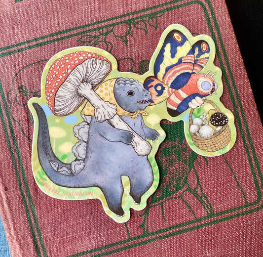 Kaiju Mushroom Sticker | Marika Paz (OR)