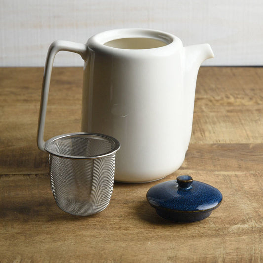 Mino Ware Teapot | Blue Top | Yamani (Japan)
