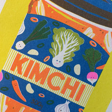 Load image into Gallery viewer, Kimchi Mini Risograph Print (UK)