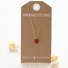 Load image into Gallery viewer, Strawberry Enamel Necklace | Amano Studio (CA)