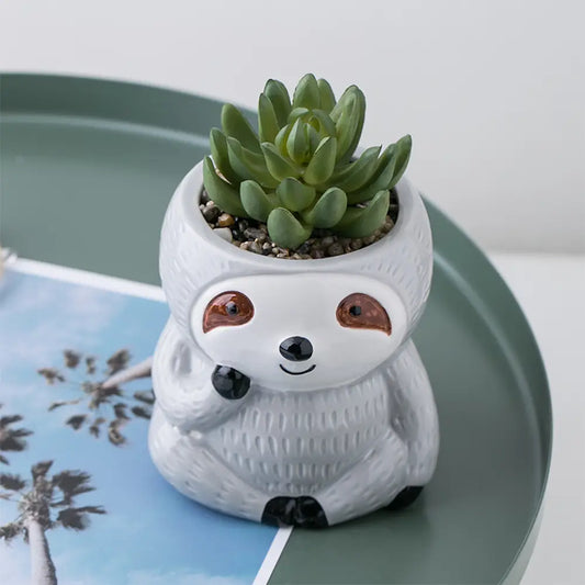 Gray Sloth Planter