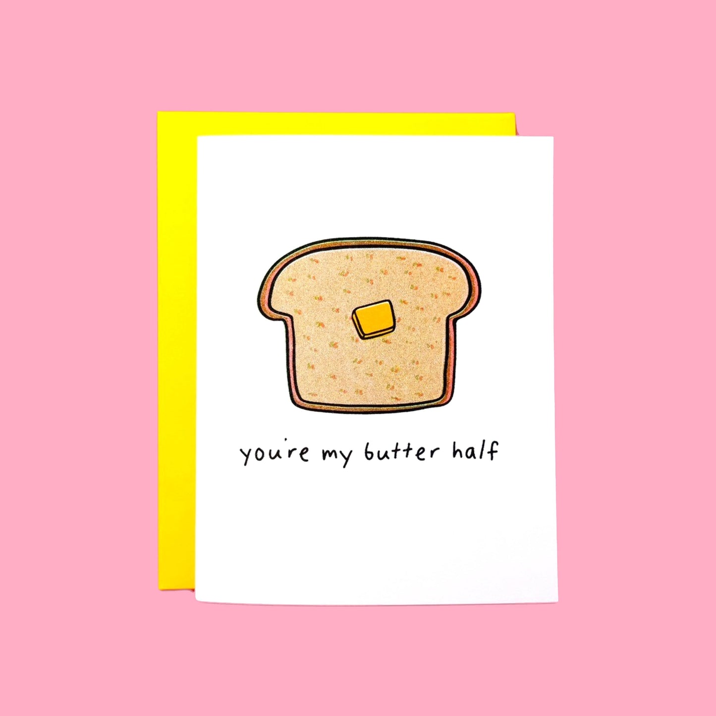 You're My Butter Half Risograph Card | Jenny Lemmons (CA)