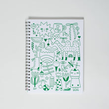 Load image into Gallery viewer, Doodles Letterpress Notebook by Suzy Ultman