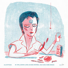 Load image into Gallery viewer, 1976: David Bowie Small Print | Jill Kittock (MN)