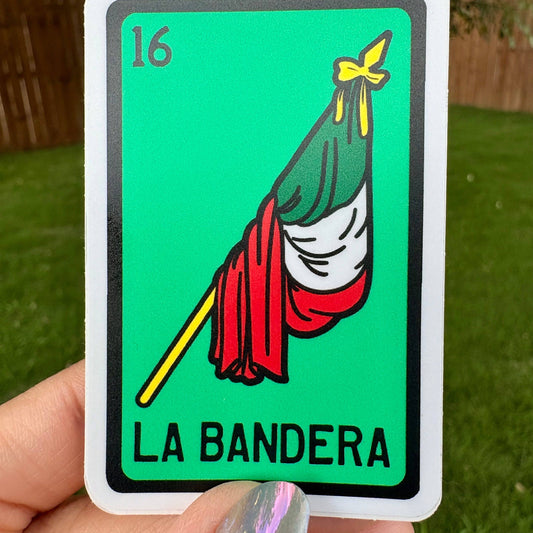 La Bandera Loteria Card Vinyl Sticker | Kalaka Tx (TX)