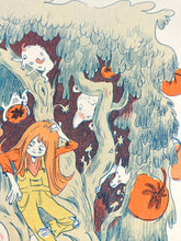 Load image into Gallery viewer, Magical Orange Tree Riso Print | Natalie Andrewson (CA)