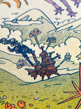 Load image into Gallery viewer, Howl's Moving Castle Riso Print (Small) | Natalie Andrewson (CA)