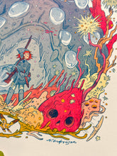 Load image into Gallery viewer, Visiting From The Valley of the Wind Risograph Print | Natalie Andrewson (CA)