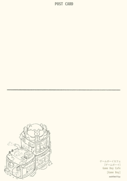 Gameboy Cafe Mini Print | Sushiboiiiyy (CAN)