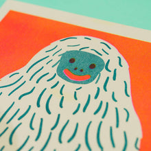 Load image into Gallery viewer, Yeti Risograph Print | Naomi WIlkinson (UK)
