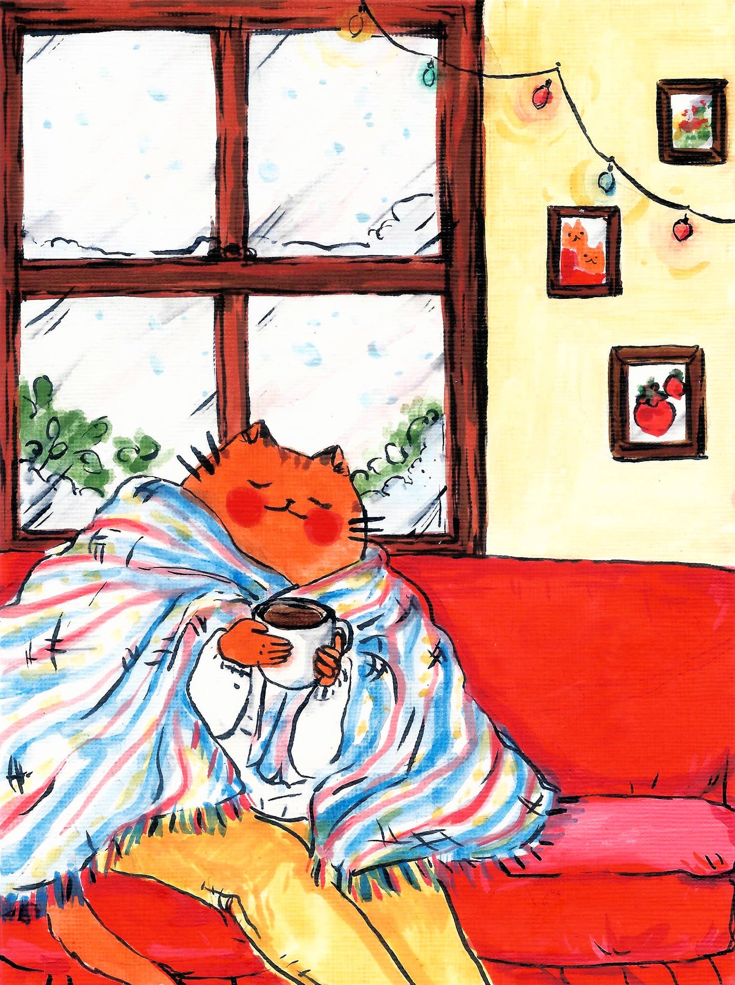Morning Coffee Art Print | Rebekah Evans (NC)