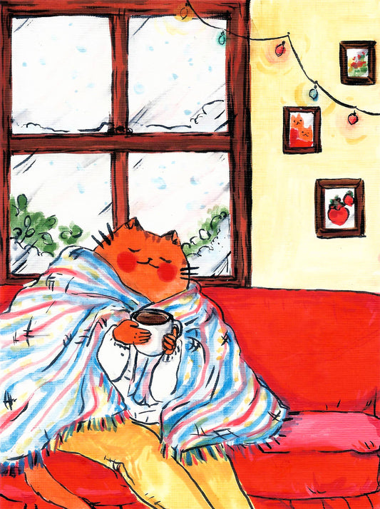 Morning Coffee Art Print | Rebekah Evans (NC)