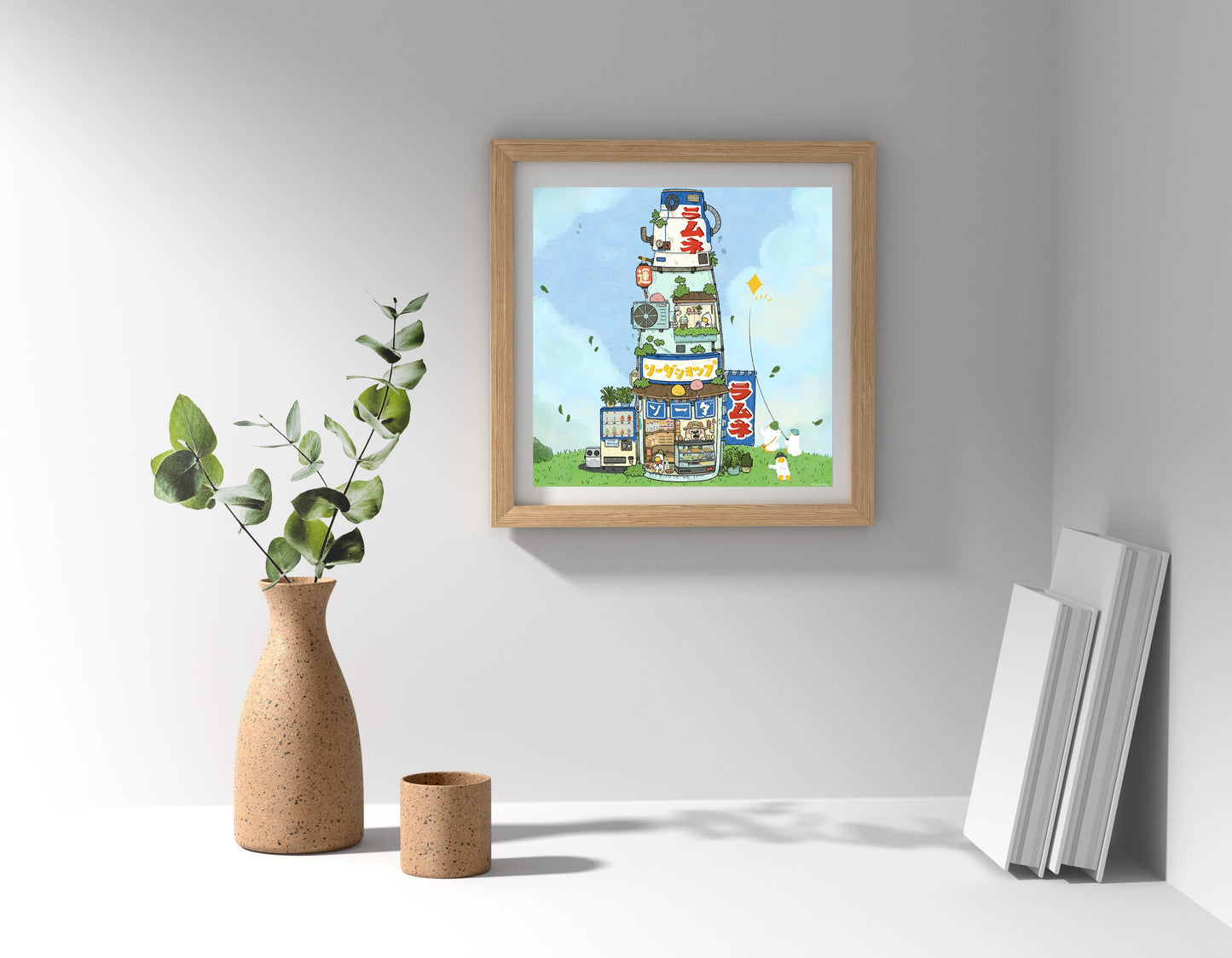 Ramune Soda Mart Art Print | Sushiboiiiyy (CAN)