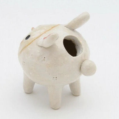 Handmade Rabbit Bud Vase/Toothpick Holder (Japan)
