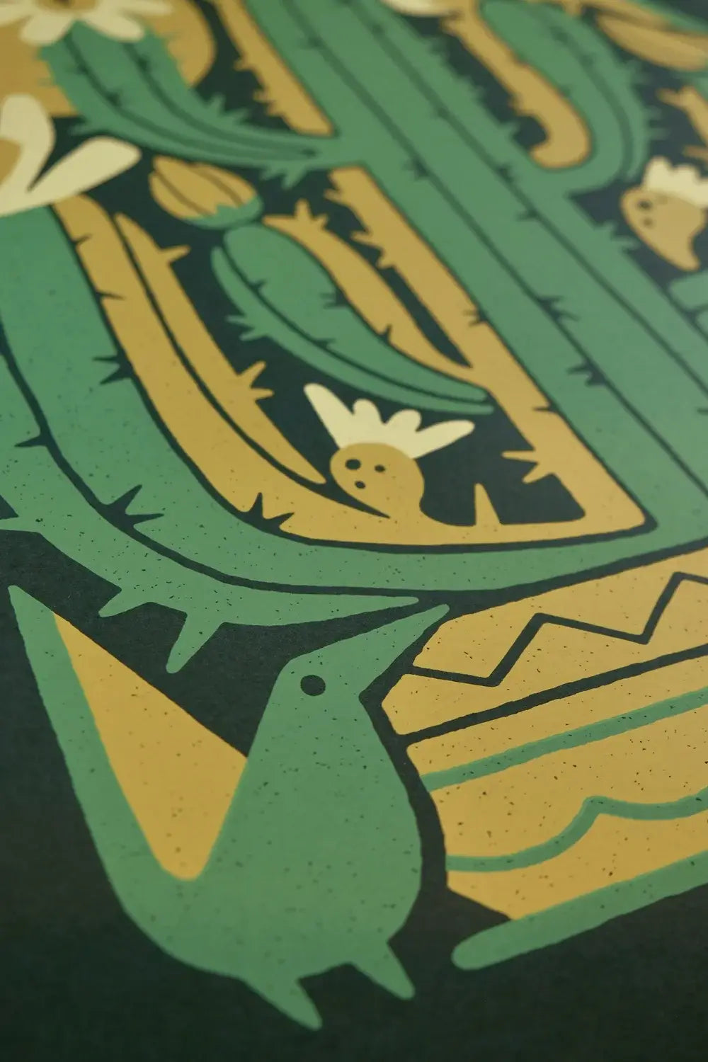Saguaro Bloom Screenprint | Limited Edition | DKNG Studios (CA)