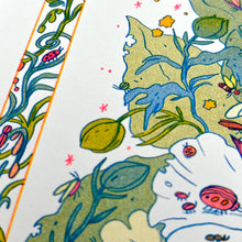 Load image into Gallery viewer, Bug Fairy Risograph Print | Natalie Andrewson (CA)