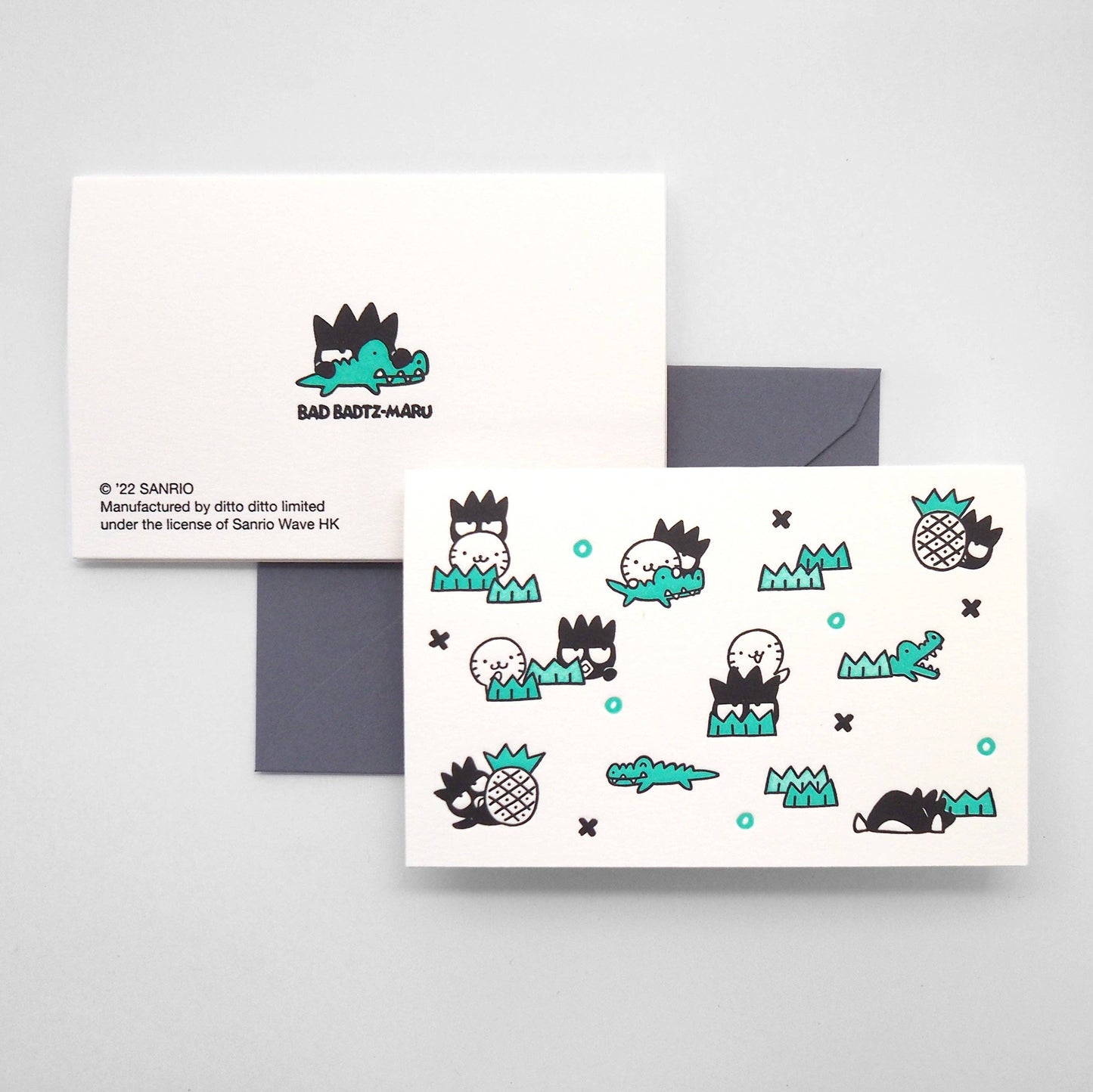 Batz Maru Letterpress Mini Card | ditto ditto x Sanrio (HK)