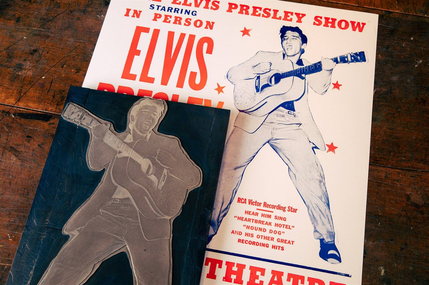 Elvis Presley Letterpress Print | Hatch Show Print (TN)