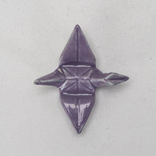 Load image into Gallery viewer, Origami Crane Ceramic Chopstick Rest – Purple