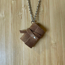 Load image into Gallery viewer, Mini Leather Book Necklace | Susan Porteous (OR)
