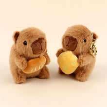 Load image into Gallery viewer, Café Bakery Capybara Plush Keychain Bag Charm (KOR)