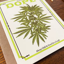 Load image into Gallery viewer, Vintage Dope Seed Pack Letterpress Greeting Card | Amber Favorite (IL)