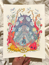 Load image into Gallery viewer, Visiting From The Valley of the Wind Risograph Print | Natalie Andrewson (CA)