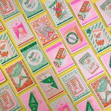 Load image into Gallery viewer, Scorpio Zodiac A6 Risograph Print | Jacqueline Colley (UK)