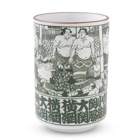 Traditional Sumo Ceramic Teacup (Japan)