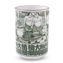 Load image into Gallery viewer, Traditional Sumo Ceramic Teacup (Japan)