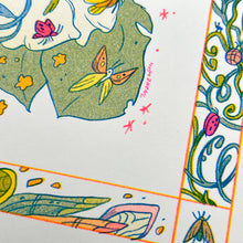 Load image into Gallery viewer, Bug Fairy Risograph Print | Natalie Andrewson (CA)