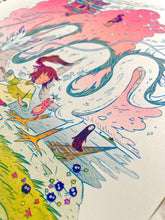 Load image into Gallery viewer, The Bathhouse Spirits Risogrpah Print | Natalie Andrewson (CA)