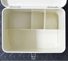 Load image into Gallery viewer, Steel Organizer Box | Ivory | KI Japan (Japan)