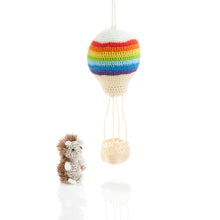 Load image into Gallery viewer, Aeronaut Hedgehog Crochet Critter Ornament