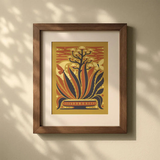 Agave Bloom Screenprint | 11" x 14" Edition | DKNG Studios (CA)
