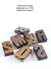 Load image into Gallery viewer, Fight Em Letterpress Print | Old Try (WV)