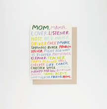 Load image into Gallery viewer, Mom You're All That Card | People I've Loved (CA)