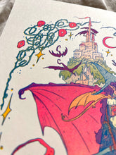 Load image into Gallery viewer, Dragon Witch Risograph Print | Natalie Andrewson (CA)