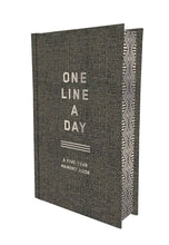 Load image into Gallery viewer, Canvas One Line a Day | Charcoal | Chronicle Books (CA)