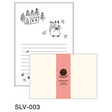 Load image into Gallery viewer, Squirrel Letterpress Letter Set Sylvan Series | Matoka (Japan)