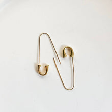 Load image into Gallery viewer, Safety Pin Hoops | Natalie Clare (IL)