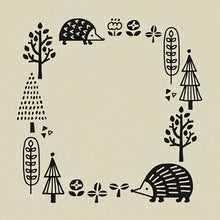 Load image into Gallery viewer, Stamp Hedgehog Forest Circle | Decole Japan (JP)