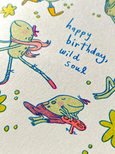 Load image into Gallery viewer, Wild Soul Risograph Birthday Card | Natalie Andrewson (CA)