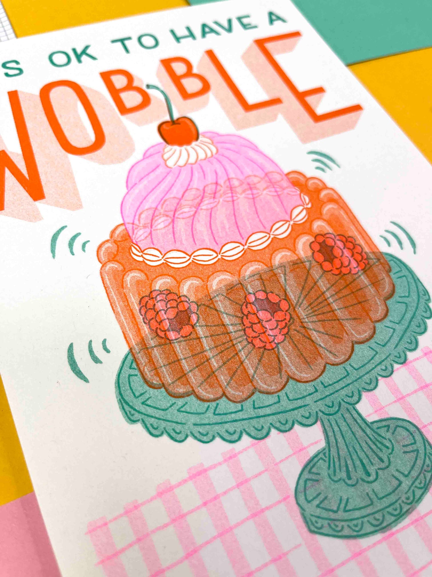 A5 Jelly Risograph Print | Jacqueline Colley (UK)