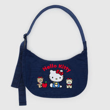 Load image into Gallery viewer, Medium Crescent Bag | Hello Kitty & Teddy | Baggu (CA)