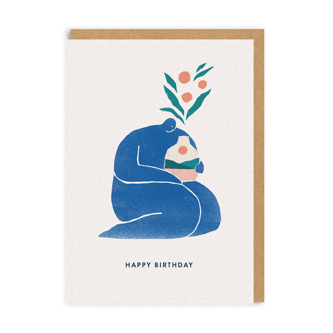 Happy Birthday Figure Card | Miles Tewson (UK)