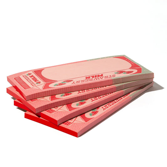 Strawberry Milk Risograph Notepad | Bromstad Printing Co. (VA)