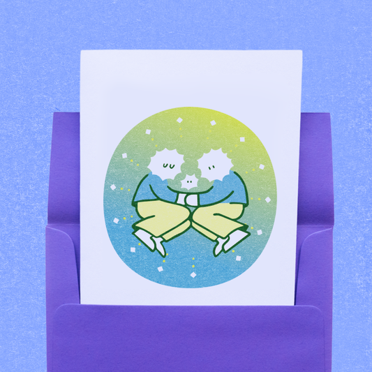 Star Cluster New Baby Greeting Card | Pencil and Post (CA)