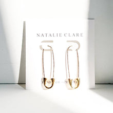 Load image into Gallery viewer, Safety Pin Hoops | Natalie Clare (IL)