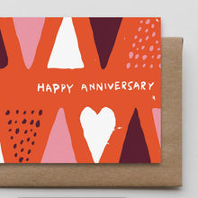 Load image into Gallery viewer, Anniversary Cones & Dots Greeting Card | Hammerpress (MO)